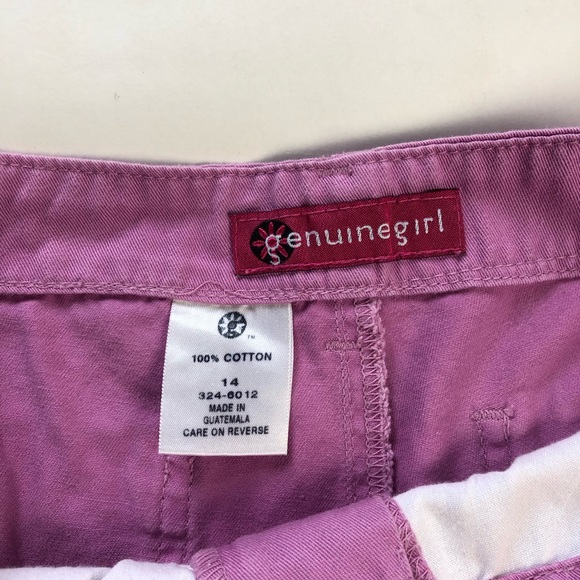 Purple Mid Rise Shorts - Picture 3 of 6